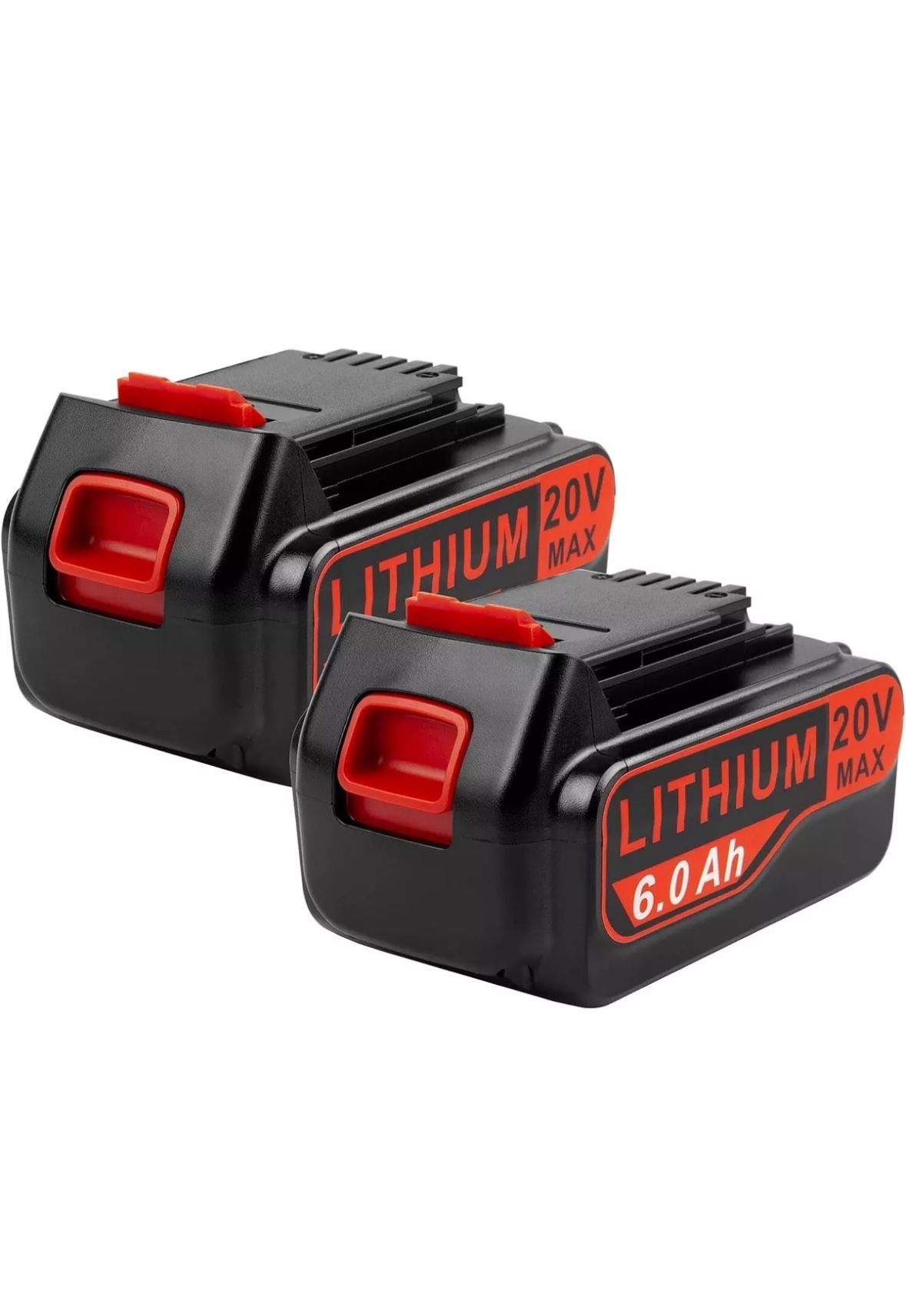 2 TREE NB 6.0Ah 20V Battery Replacement for Black and Decker 20V Lithium Battery