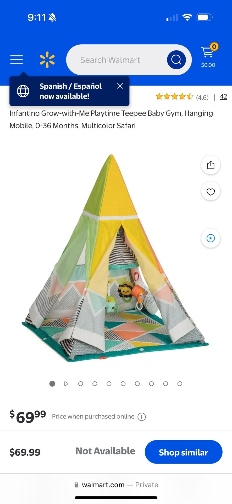 Play Tent Baby-toddler