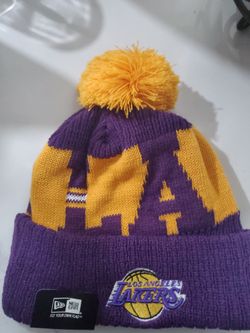 Los Angeles  Lakers  beanie brand new