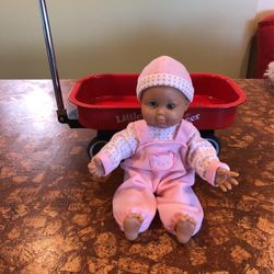 Doll Wagon with Doll