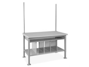 Uline Steel Packing Station With Laminate Table Top 60”x36”