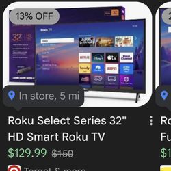 32” Roku Smart TV 