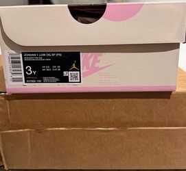 Travis Scott Jordan 1s shy pink (ps)
