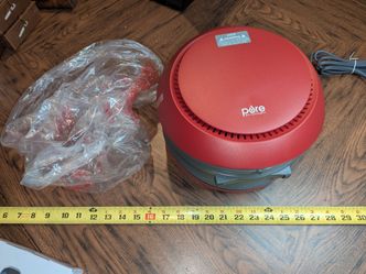 PureZone Halo True HEPA Air Purifier - Red