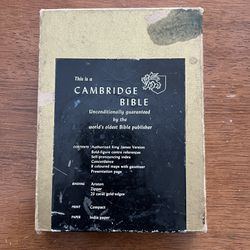 Cambridge Bible 23k Gold 