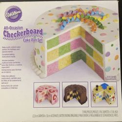 Wilton All-Occasion Checkerboard Cake Pan Set