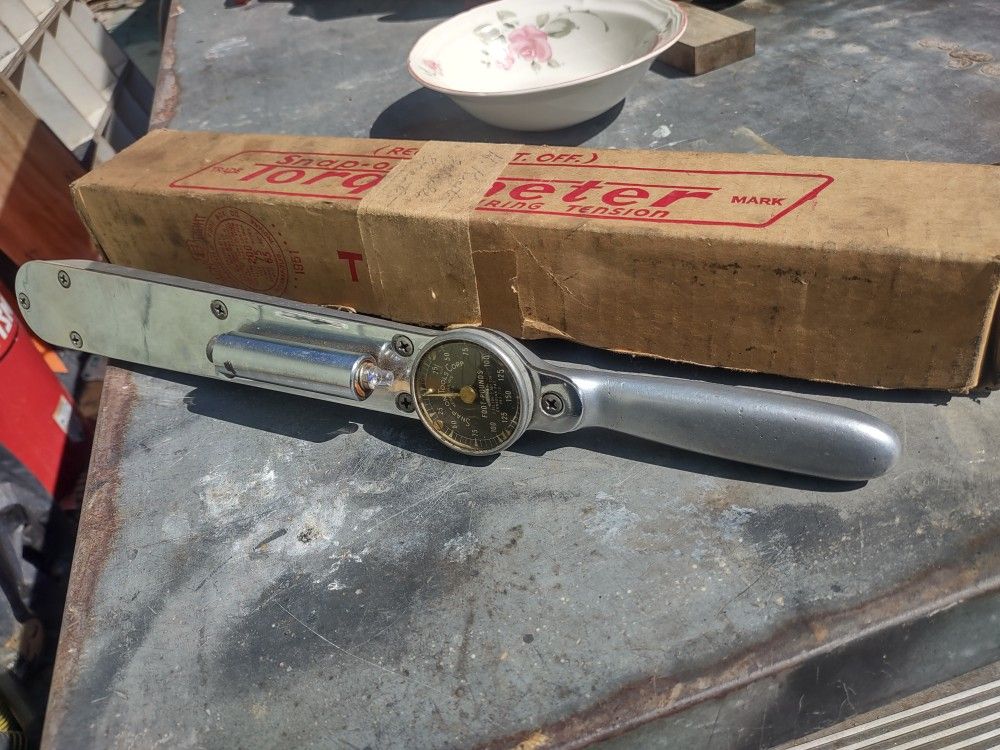 1951 SNAP-ON Torque Wrench With Original Box