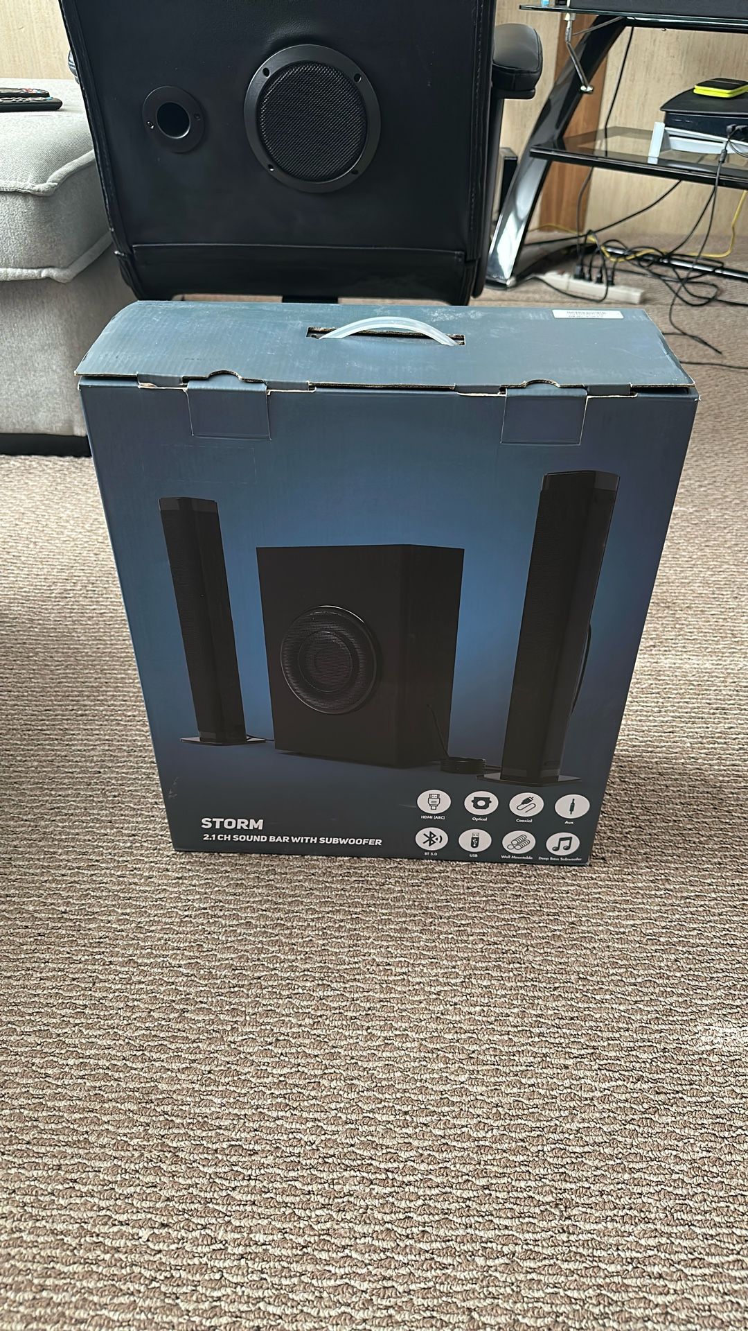 GCZ Sound bar With Subwoofer 2.1 CH
