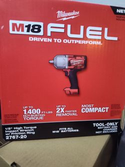 Milwaukee 1/2" high torque impact wrench