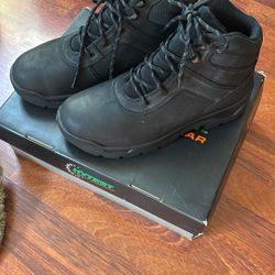 Hytest Knox Direct Attach Electrical Hazard Steel Toe Brown 6” Work Boot  The Hytest Knox Direct Attach work boot means lightweight, flexible and shoc