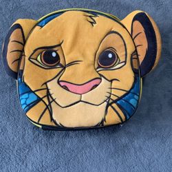 NEW Disney Lion King Simba Soft-Plush 3D Lunch Bag