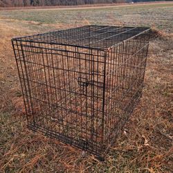 Large Foldable Dog Crate - No Tray - 42"L x 28"W x 30"H