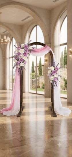 New wedding wood arch
