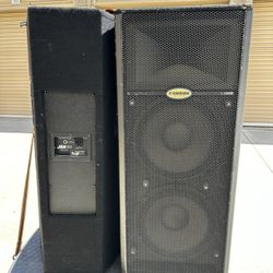 PAIR Samson Dual 15” PA Speakers