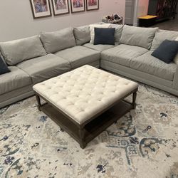 Living Spaces Custom Sectional 