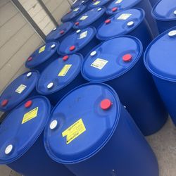 Botes Plastico Water Storage 55 Gallon Plastic Barrels 