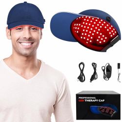 Red light therapy hat