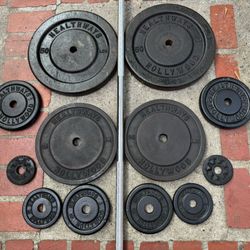 Standard Weight Set 1 Inch 185 Lb  Bar