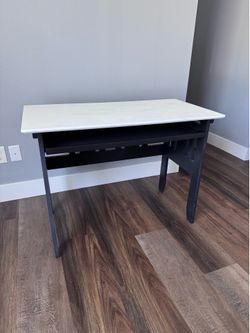 Black and White Desk