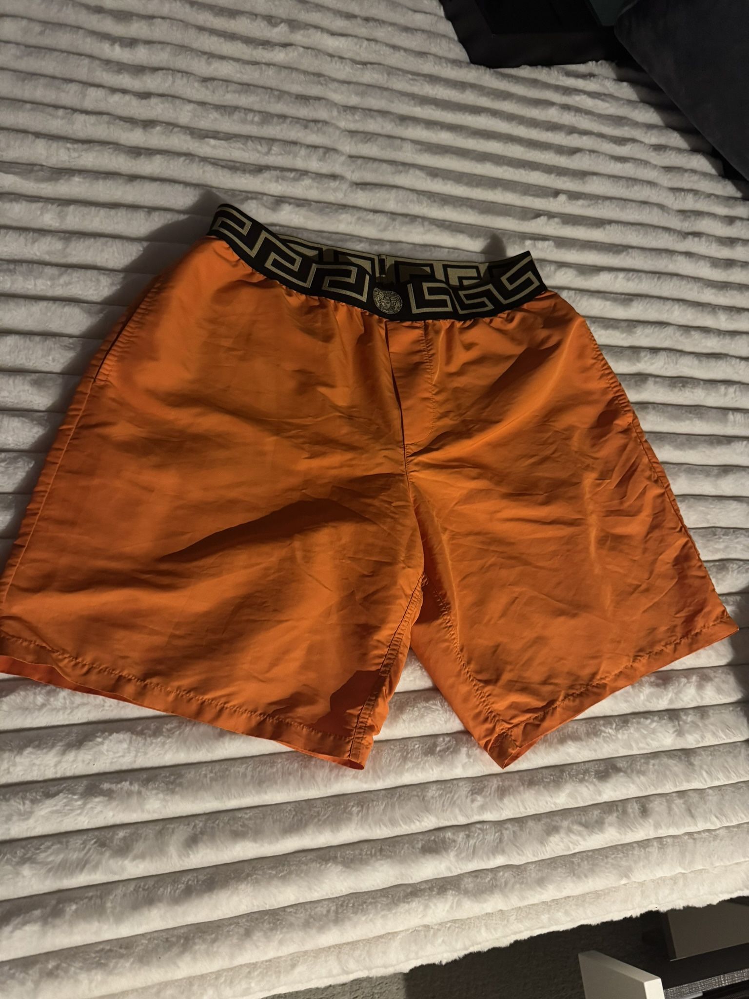 Versace Men's Orange SwimTrunks /Shorts Hybrid size 5 or 32
