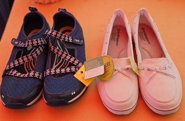 2 Pairs Size 11W New/Nearly New Women's Shoes