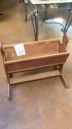 Charming doll cradle