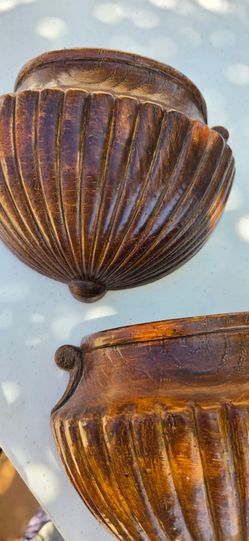 Vintage Homco wall pocket planters