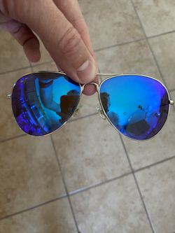 Maui Jim Polarized Blue Lens Aviators 