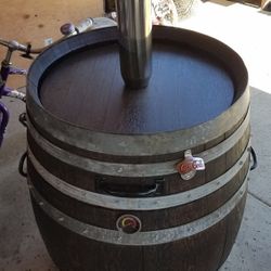 Wine Barrel Smoker 