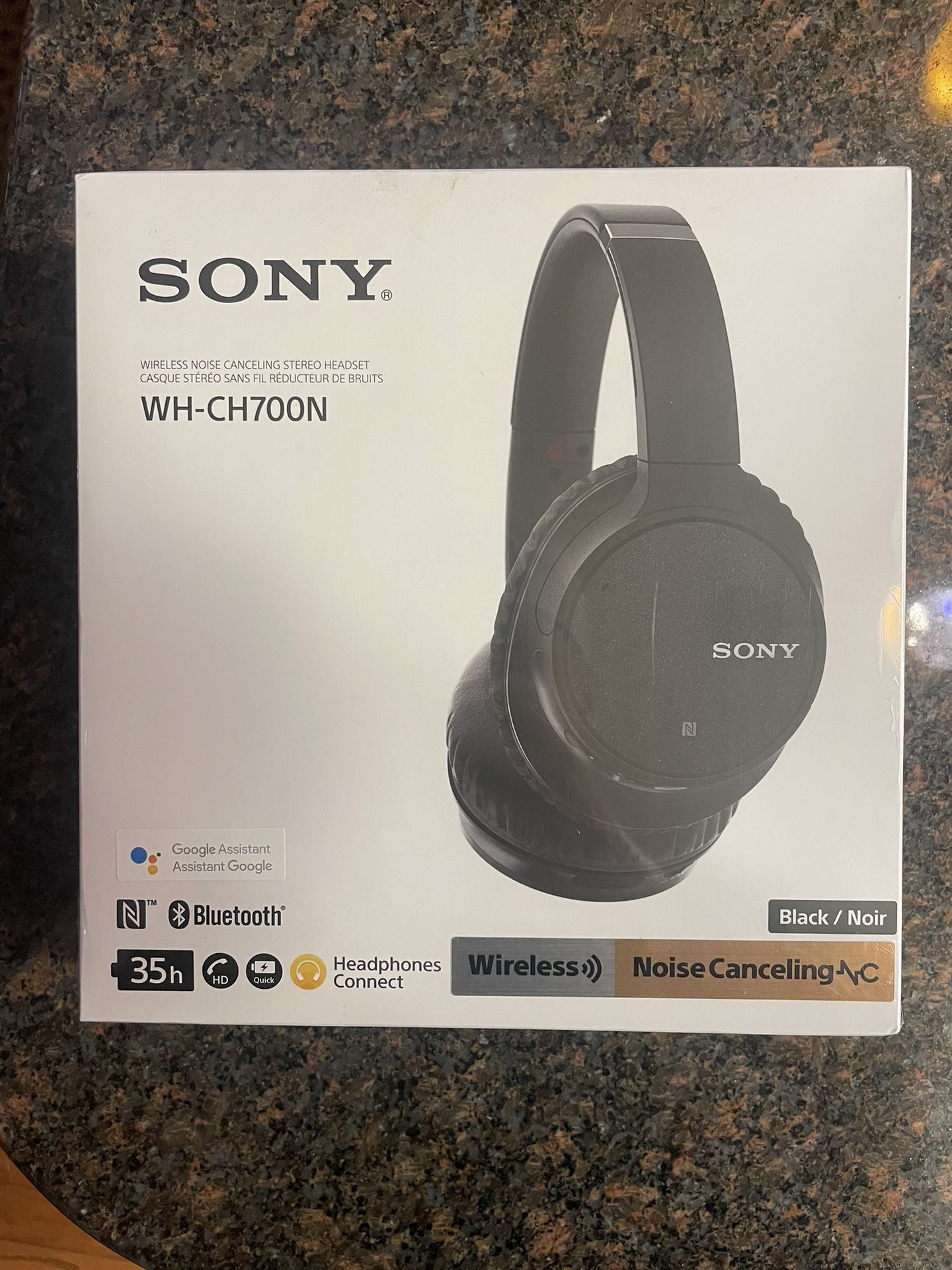 Sony Noise Cancelling Headphones WHCH700N