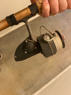 Quick Finessa german reel with vintage Diawa 8’ rod