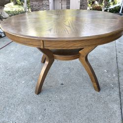 Wood table