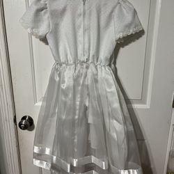 White Communion Dress