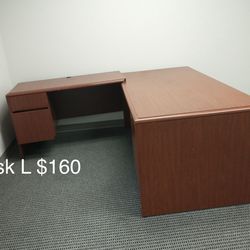 Desk L Excellent 