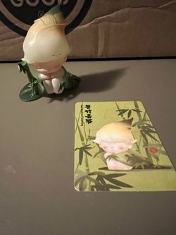 POP MART DIMOO Ink Bamboo Painting – Stories in the Cup Series – Authentic Blind Box Figure