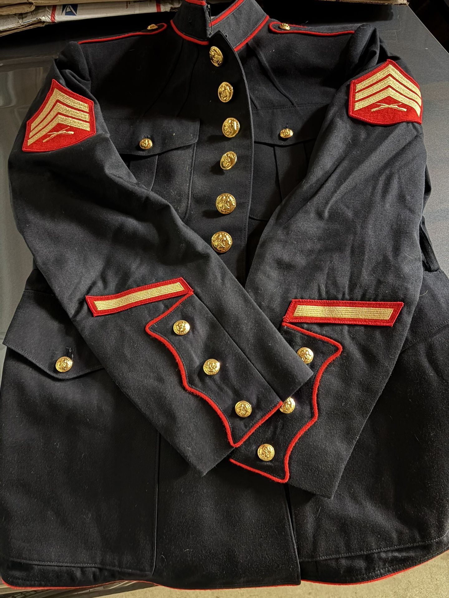 Marine Dress Blue Jacket.