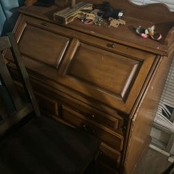 Wood Hutch Antique 