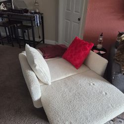 White Chaise Lounge 