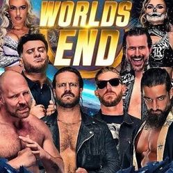 Aew Worlds End 2024 With Countdown W/dvd Sleeve Dvd
