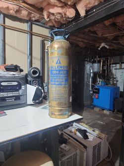 Vintage Fire Extinguisher Allenco Soda-acid 1962