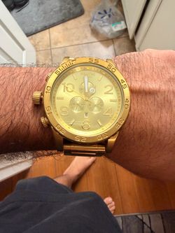 Nixon 51-30 Chrono All Gold Watch