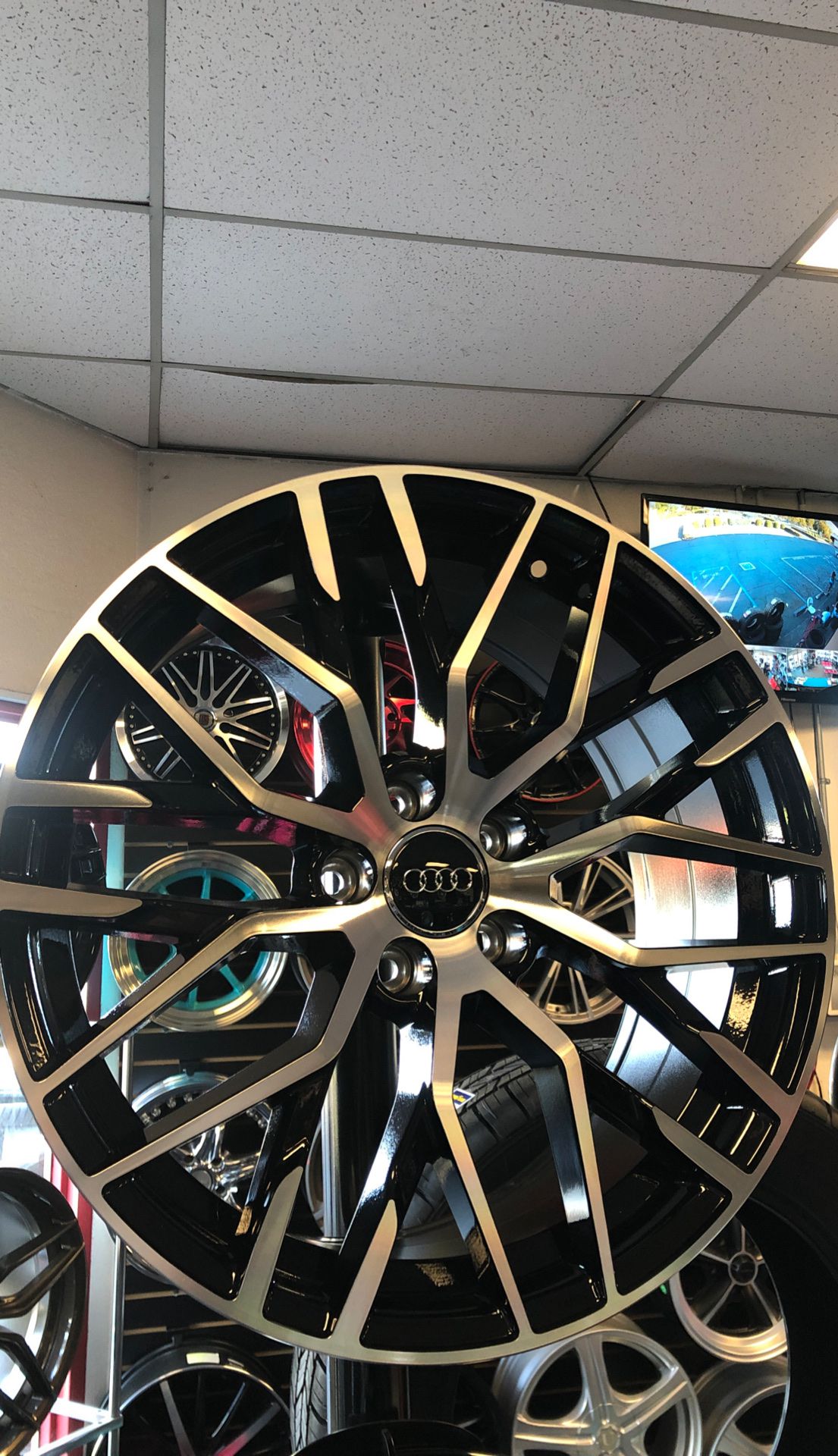19X8.5 Audi Replica wheels and tires on sale Financing Available 5X112