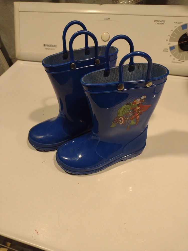 Youth Rain Boots Size 9 To 10