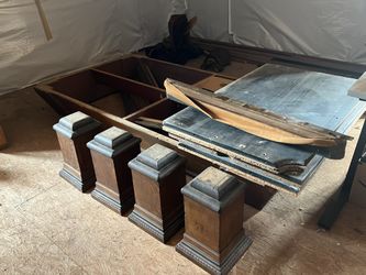  Antique Brunswick-Balke-Collender Pool Table - Good Condition