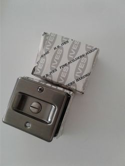 Pocket door handles. New. 2 available. $15 each