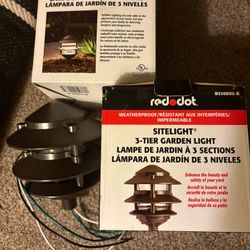 2 - 20.00 Path Lights Bronze Brown 2 tier