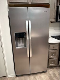 Whirlpool 36" Counter Depth Side-by-Side Refrigerator Stainless Steel - 10 Months Old
