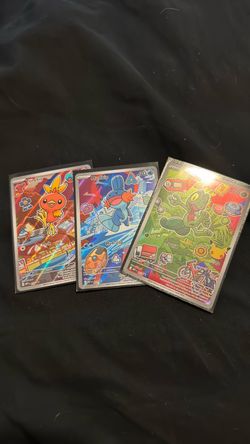 Pokemon cards first partners series 3 torchic Mudkip treecko