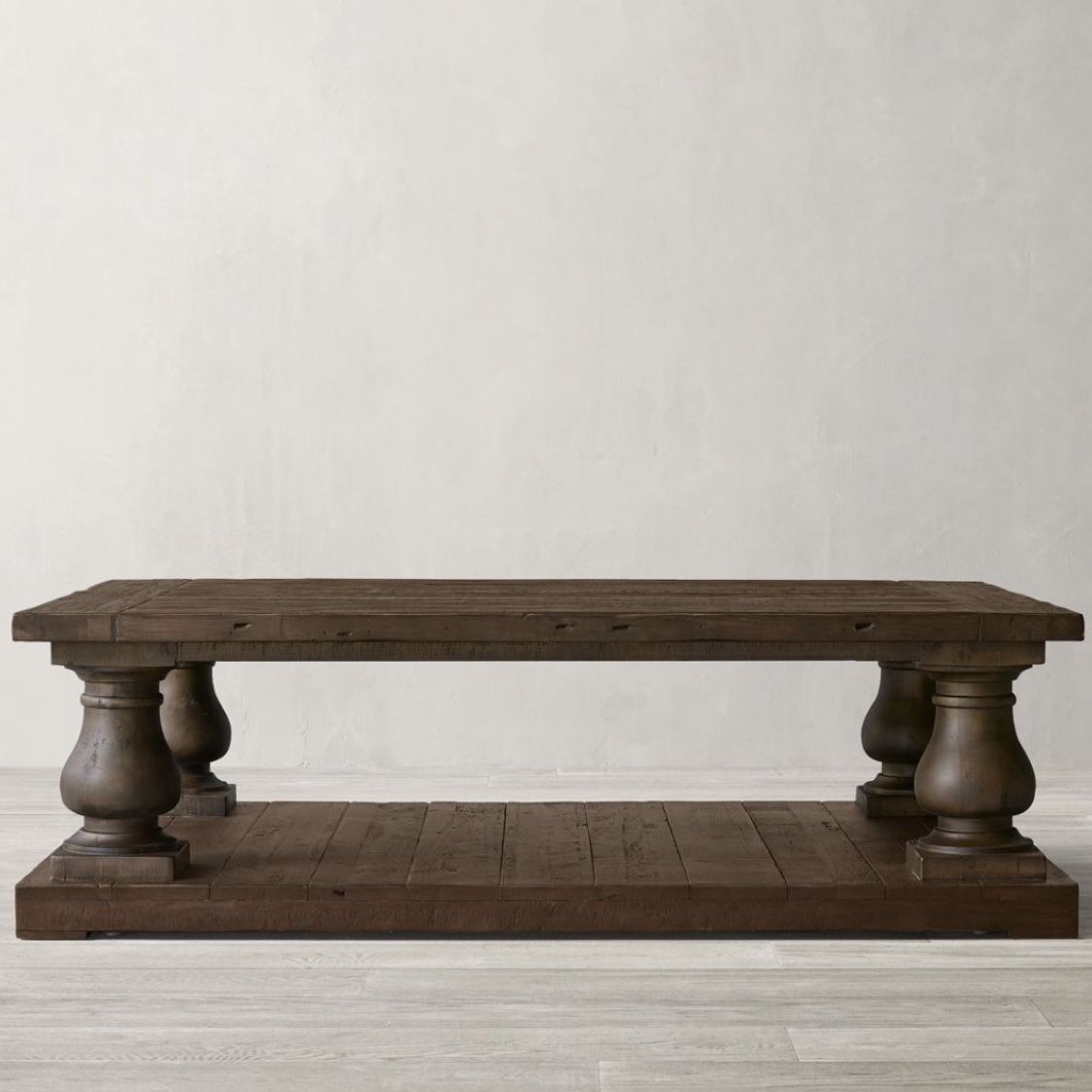 Restoration Hardware (RH) Balustrade Salvaged Wood Coffee Table