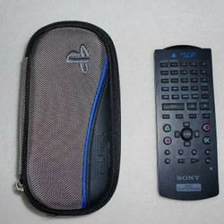 Sony PS2  DVD Remote Control  SCPH-10150  &  PS2 Portable Zipper Case